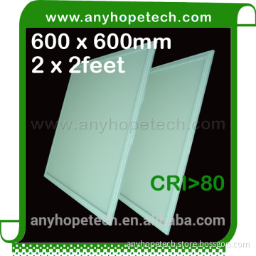 Decorative product ip52 indoor good color 2ft x 2ft led panel light